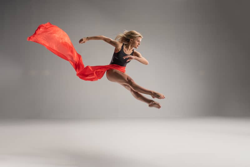 Dance department student